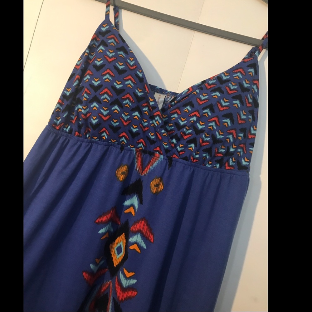 No boundaries maxi dress with colorful print